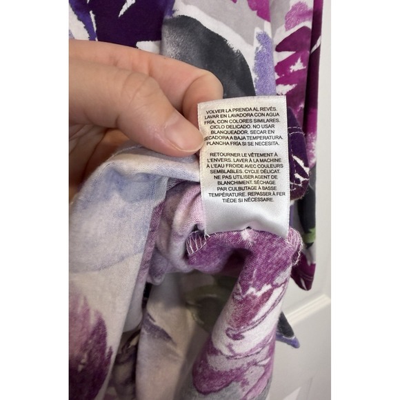 Alfred Dunner Womens Floral Top Size PXL Forest Fairy Indie Romantic Cottagecore - Picture 7 of 9